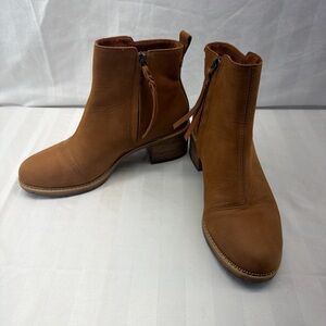 Toms Brown Ankle Booties